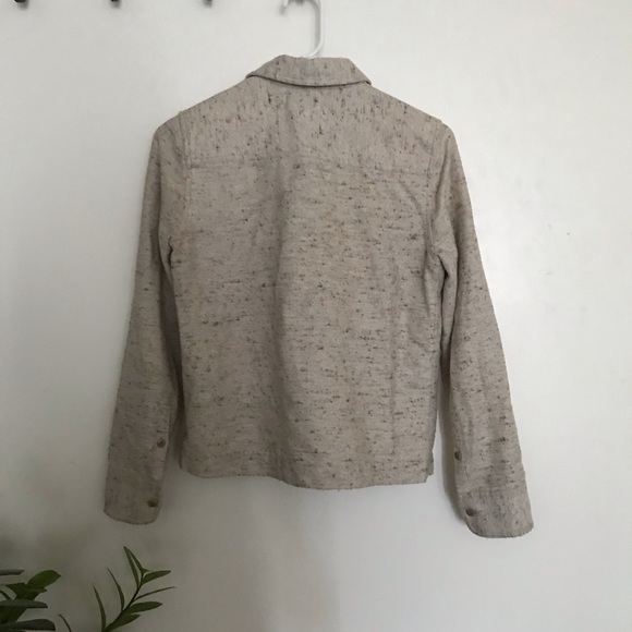 Madewell Rivet & Thread Half Button Flannel - Picture 5 of 7